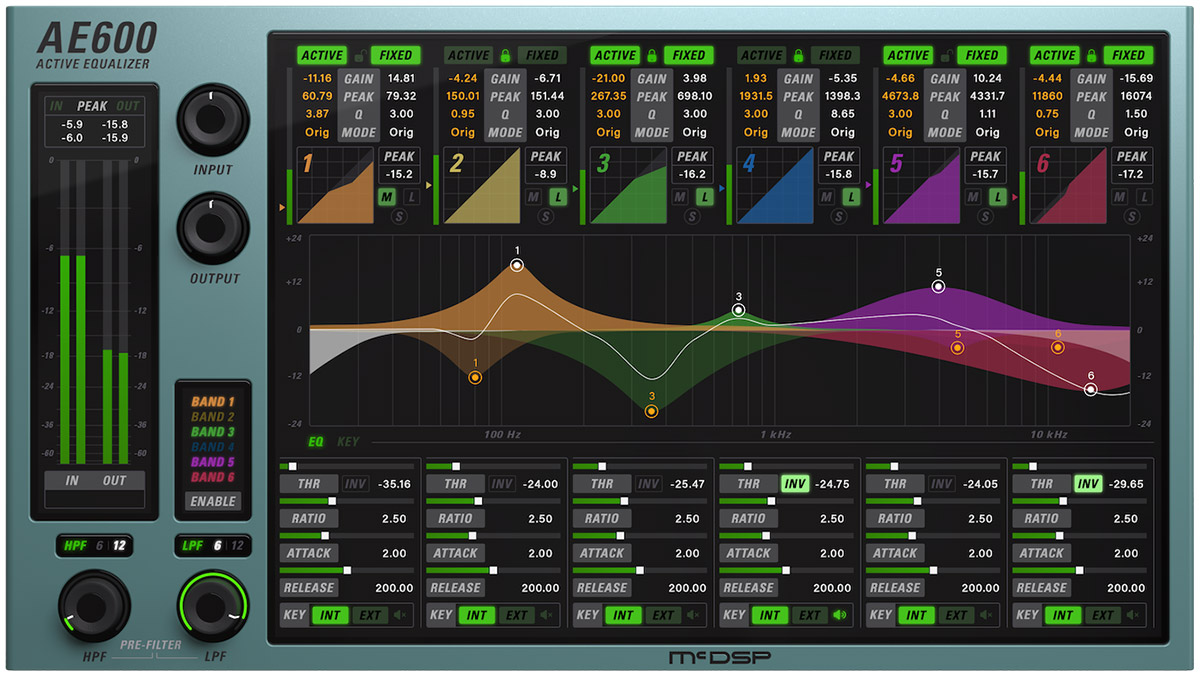 【マラソン期間中 エントリーでさらP5倍】McDSP AE600 Active EQ Native v7 [メール納品 代引き不可]｜島村楽器