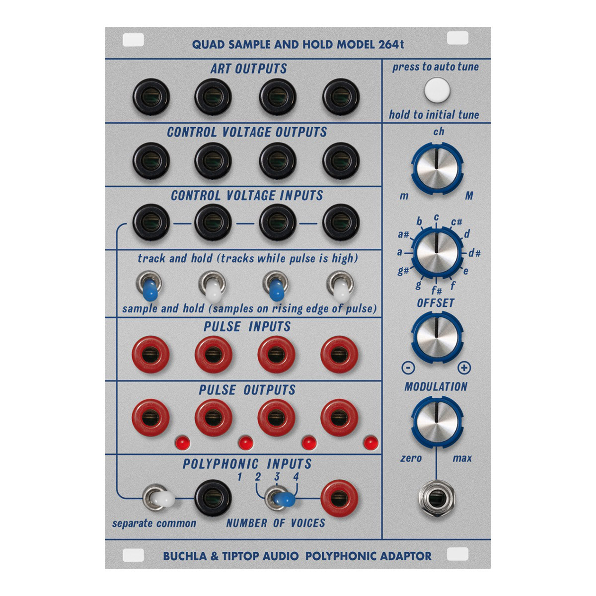 【マラソン期間中 エントリーでさらP5倍】Tiptop Audio Buchla 264t Quad Sample And Hold / Polyphonic Adaptor サンプル&ホールド回路 ティップトップオーディオ｜島村楽器 29,244円