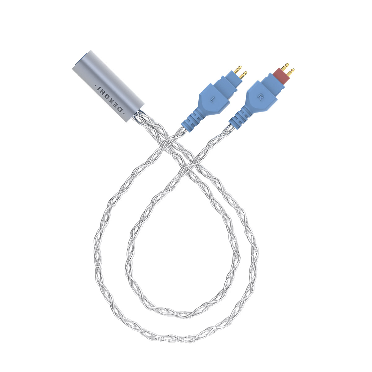 Dekoni Audio CBZ-Y-TW-600 Dekoni Ensemble Cables Y-Split HD600 シルバー デコニオーディオ