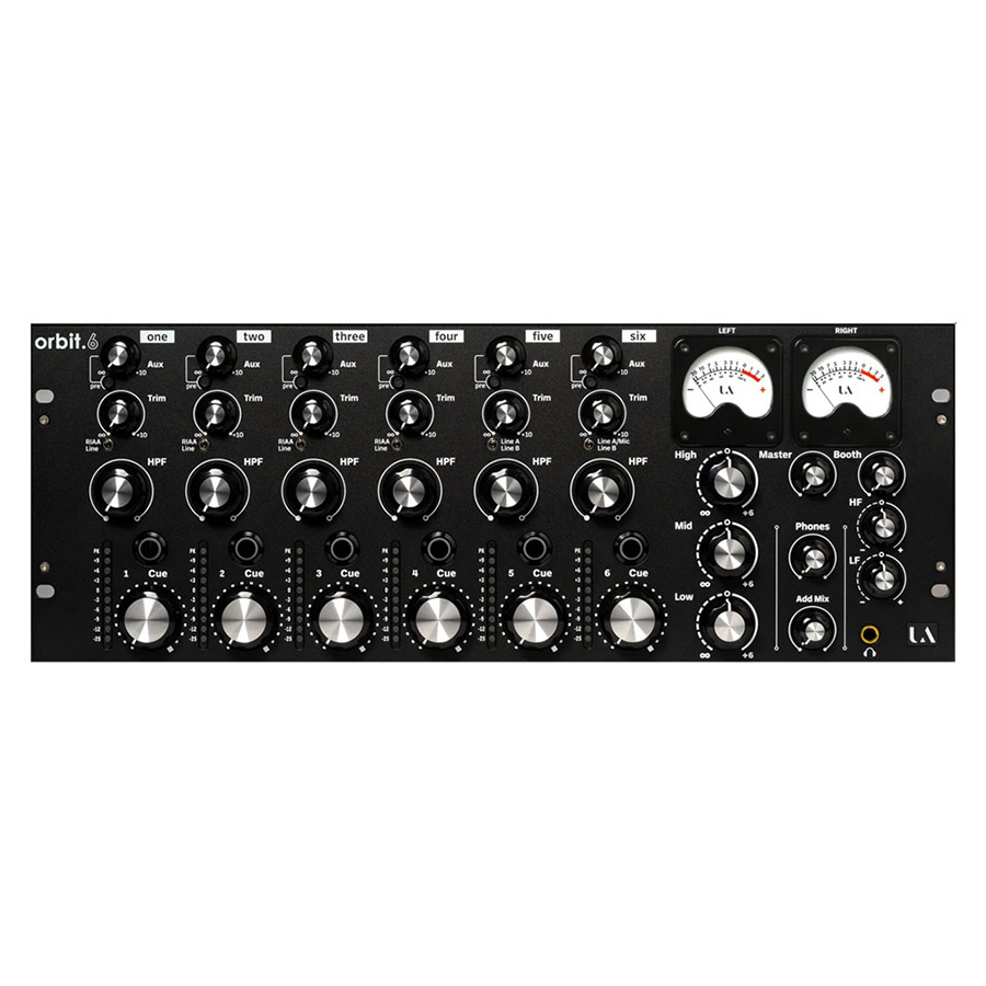【マラソン期間中 エントリーでさらP5倍】Union Audio orbit.6 ラックマウント・ロータリーDJミキサー 6CH ユニオンオーディオ UA-OB6-BK-100｜島村楽器