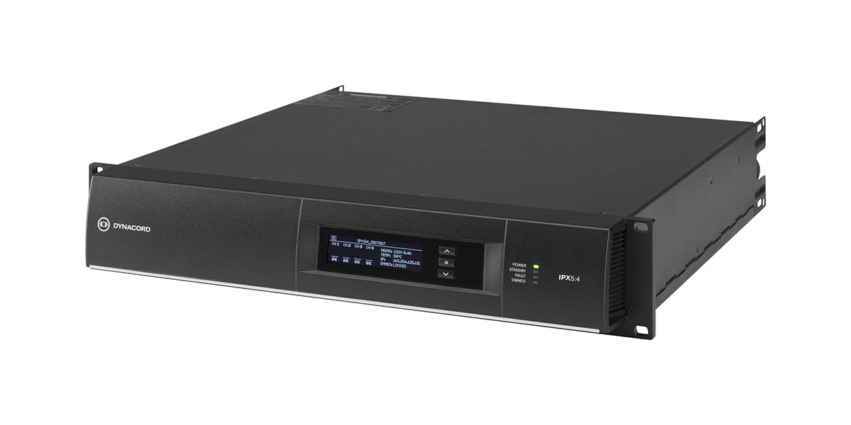 【マラソン期間中 エントリーでさらP5倍】DYNACORD IPX5:4 OMNEO対応 DSP搭載 設備用 4chマルチパワーアンプ　4 x1250W ダイナコード｜島村楽器