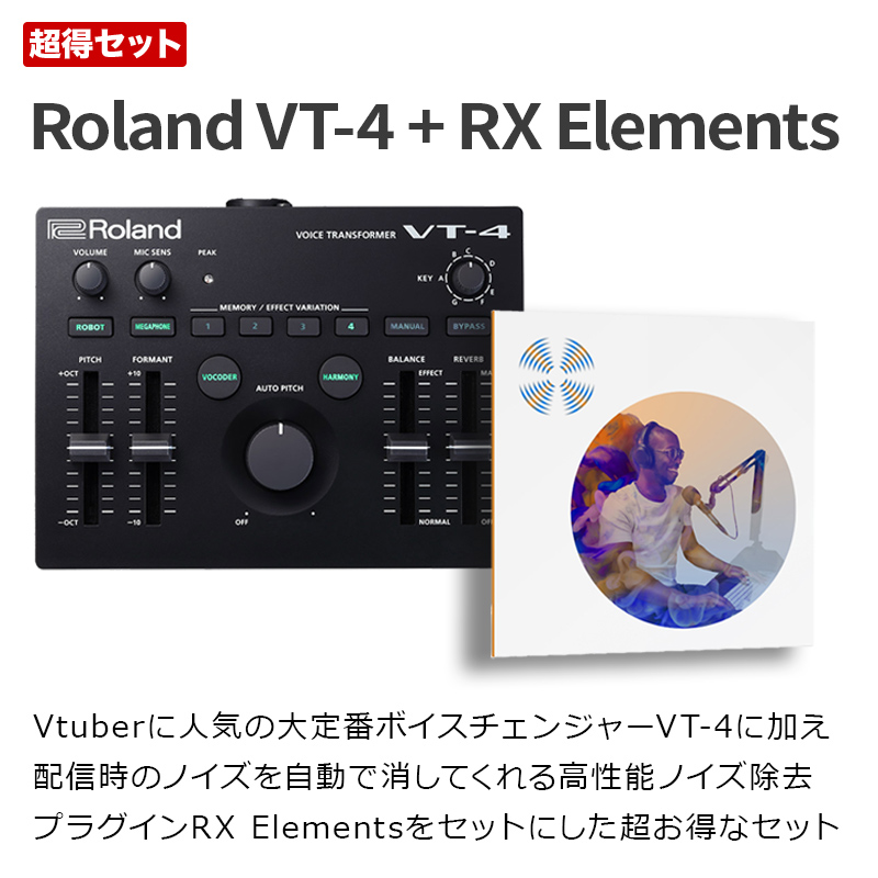 スタニングルアー 【Vtuberに大人気】Roland VT-4【ボイスチェンジャー