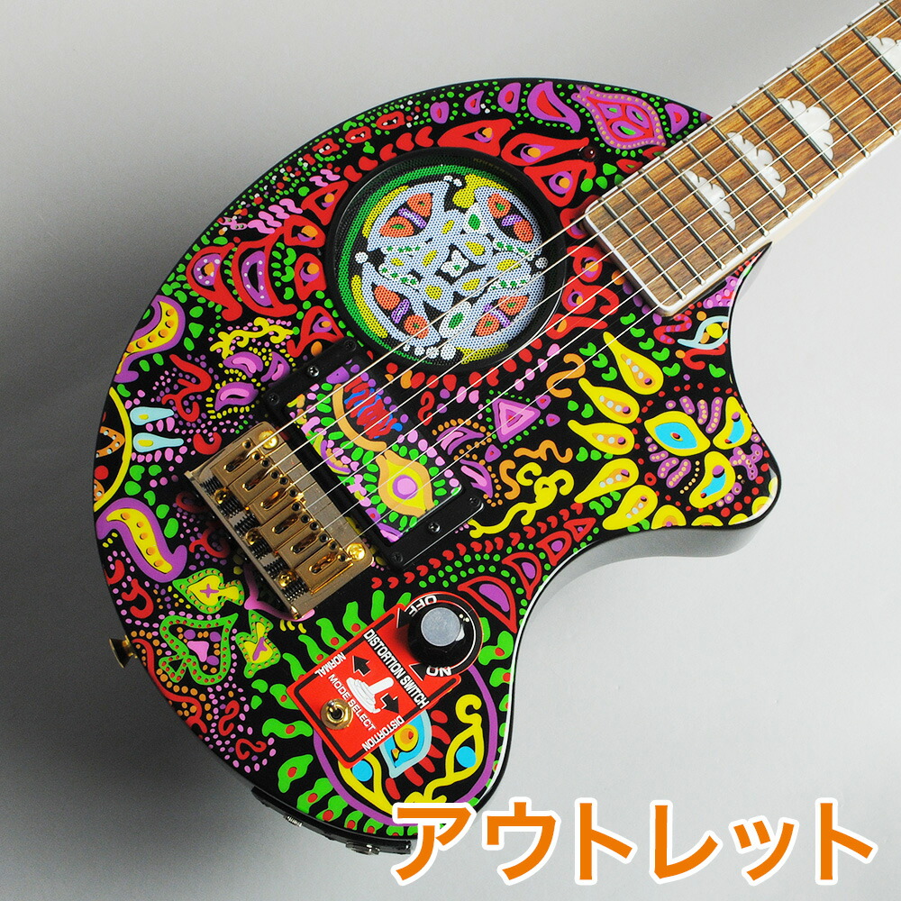 Fernandes Paint Zo 19 W Sc スピーカー内蔵ミニエレキギター フェルナンデス Hide Paintデザイン アウトレット Bouncesociety Com