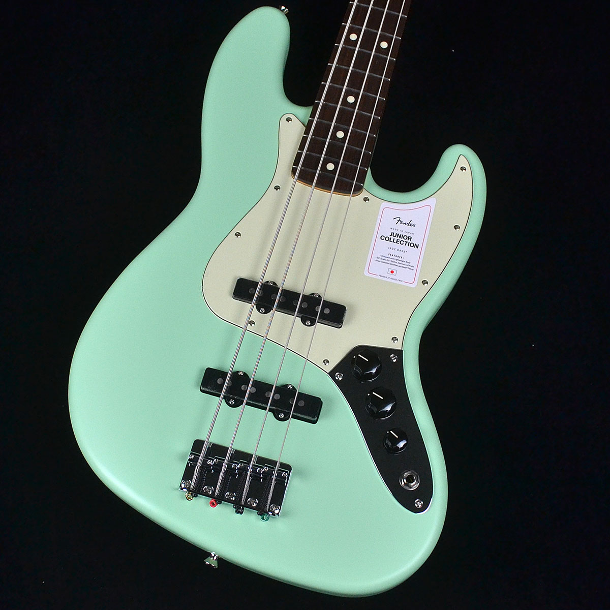 美品 初心者向けエレキベース JAZZ BASS ジャズベ サーフグリーン 楽天市場】Fender Made in Japan Junior Collection Jazz Bass