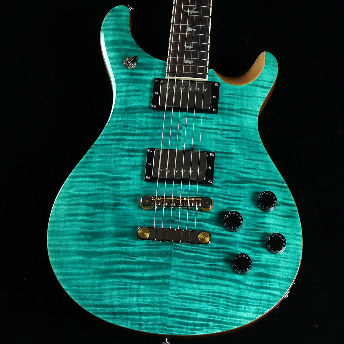 楽天市場】PRS SE Custom24 Quilt Turquoise エレキギター ポール