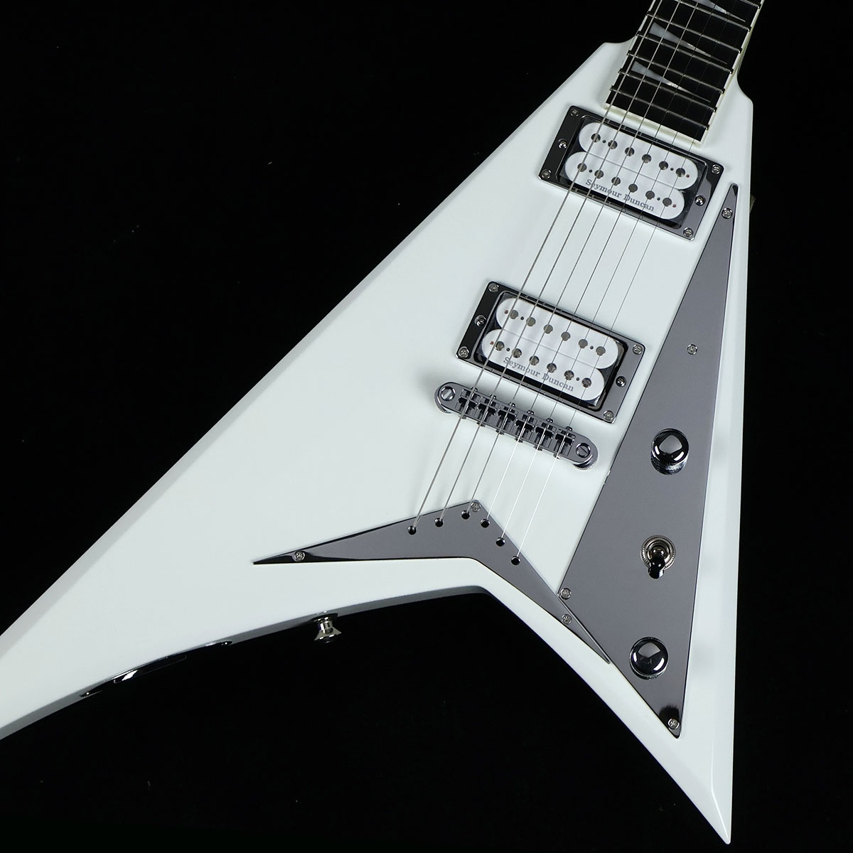 Jackson proシリーズ RRT-3 アイボリー　ランディV Jackson Pro Series Rhoads RRT-3 (Ivory with Black Pinstripes