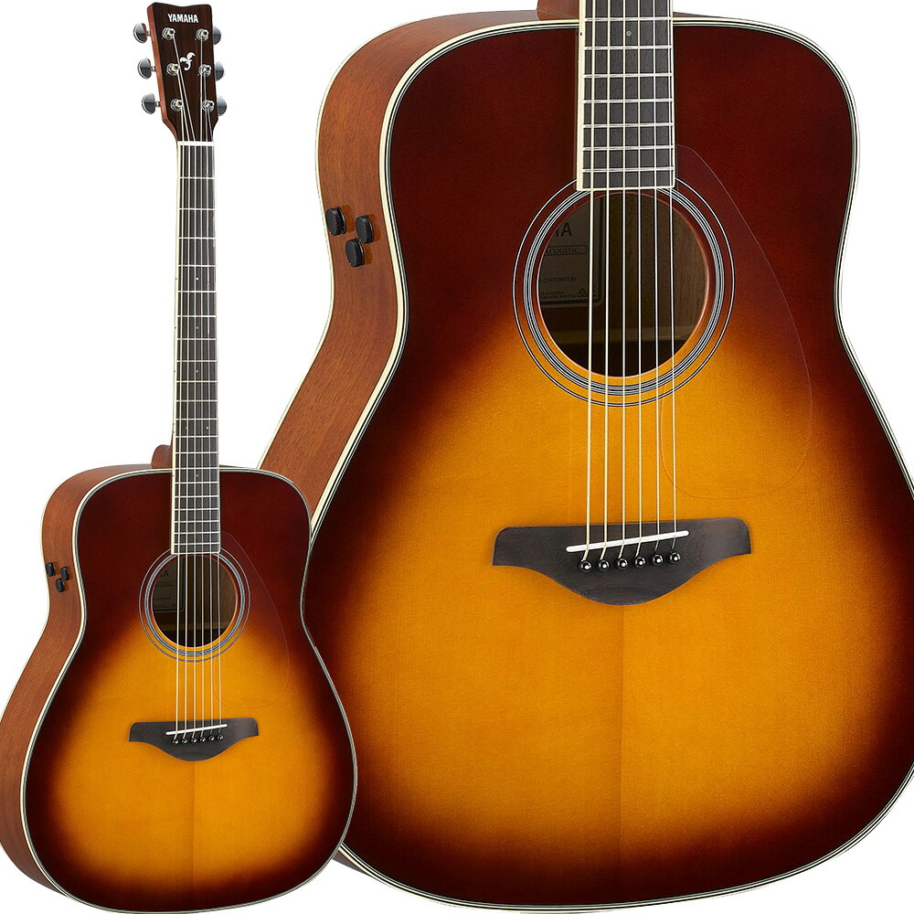 【楽天市場】YAMAHA FG-TA BS (ブラウンサンバースト) トランスアコースティックギター エレアコ 生音エフェクト ヤマハ