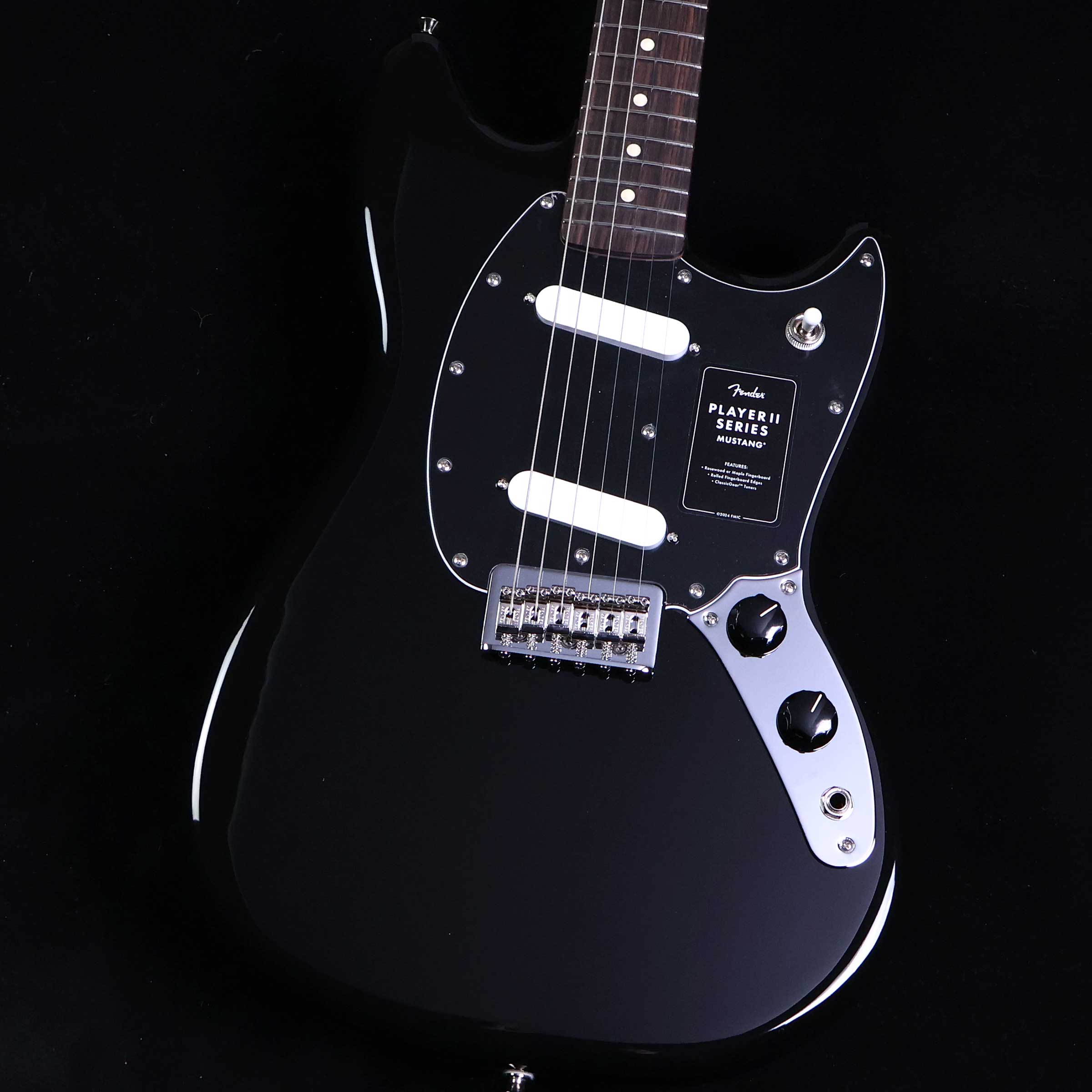 楽天市場】Fender Mexico Mustang -Black- 新品[フェンダー