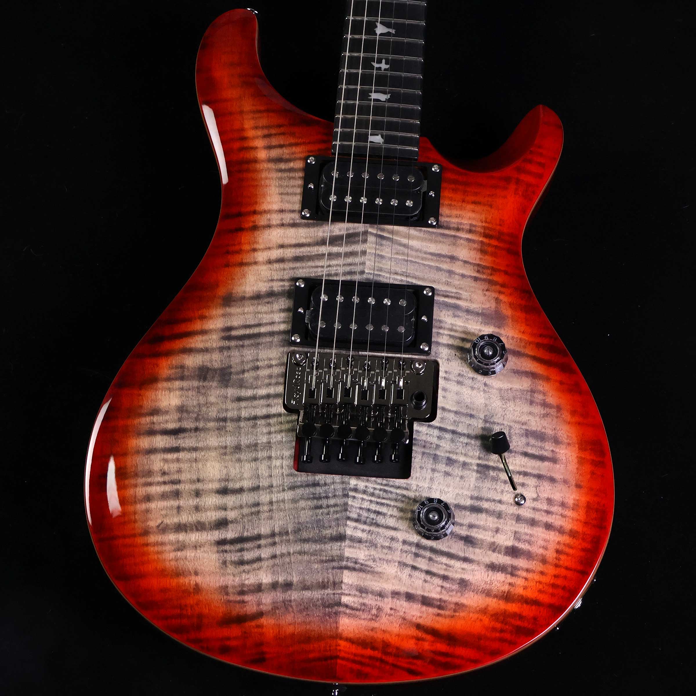 PRS SE Custom24 Floyd Charcoal Cherry Burst エレキギター ポールリードスミス(Paul Reed Smith) SE カスタム24フロイド チャコールチェリーバースト【未展示品・専任担当者による調整済み】