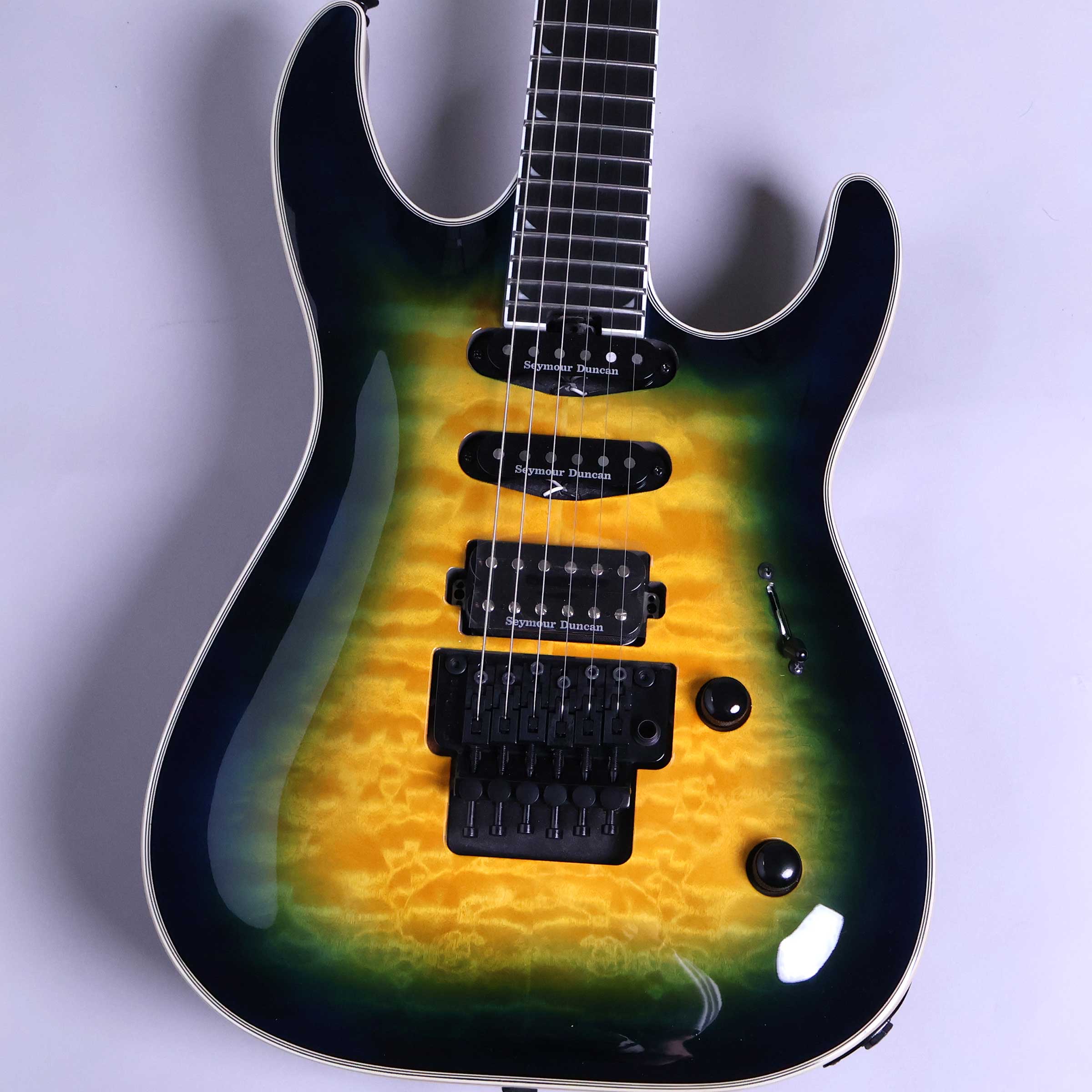 Jackson Pro Plus Series Soloist SLA3Q Amber Blue Burst エレキギター ジャクソン プロプラス ソロイスト 【アウトレット】｜島村楽器