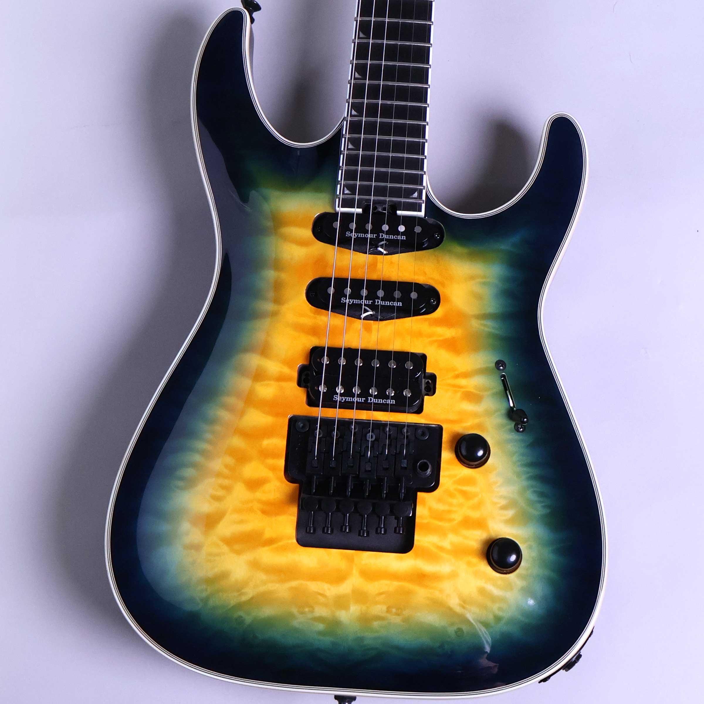 Jackson Pro Plus Series Soloist SLA3Q Amber Blue Burst エレキギター ジャクソン プロプラス ソロイスト 【アウトレット】｜島村楽器