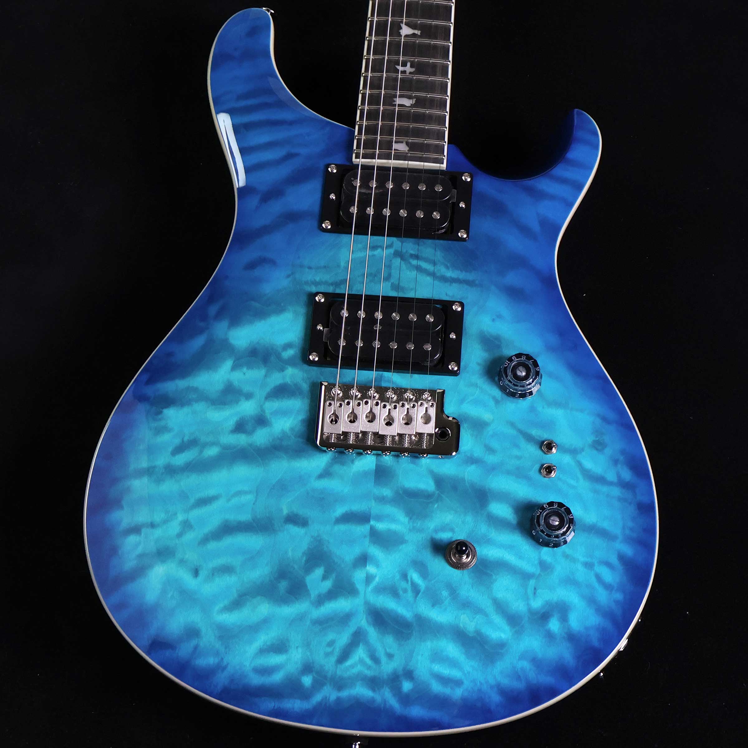 楽天市場】PRS SE Custom24-08 Poplar Burl Charcoal Cherry Midnight