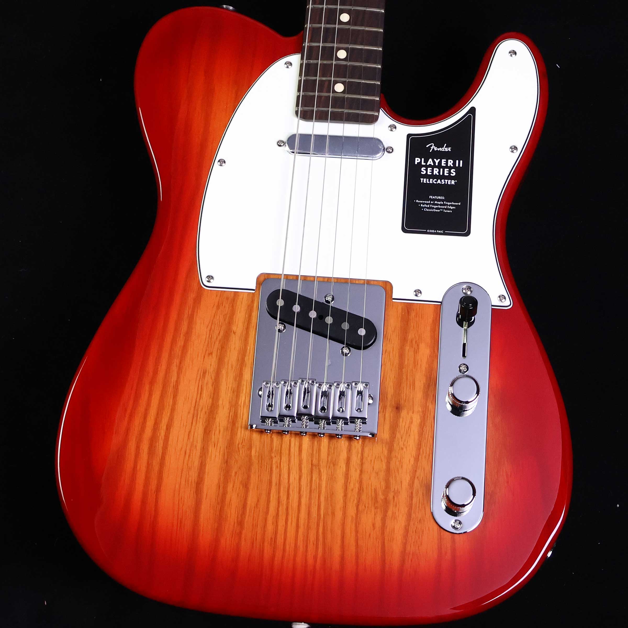 楽天市場】Fender Player II Telecaster Transparent Cherry 軽量