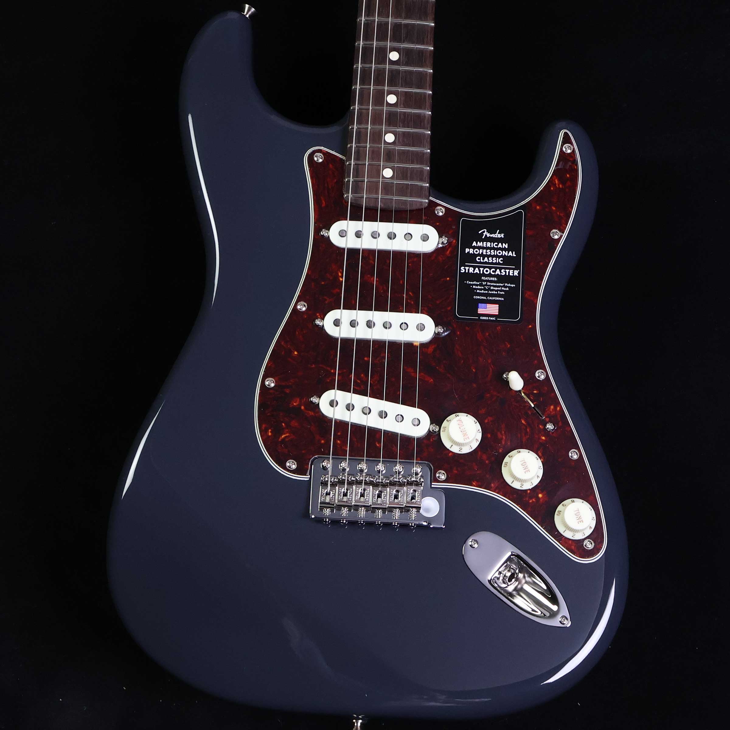 Fender American Professional Classic Stratocaster Faded Black エレキギター フェンダー アメリカンプロフェッショナル クラシック ストラトキャスター【未展示品・専任担当者による調整済み】