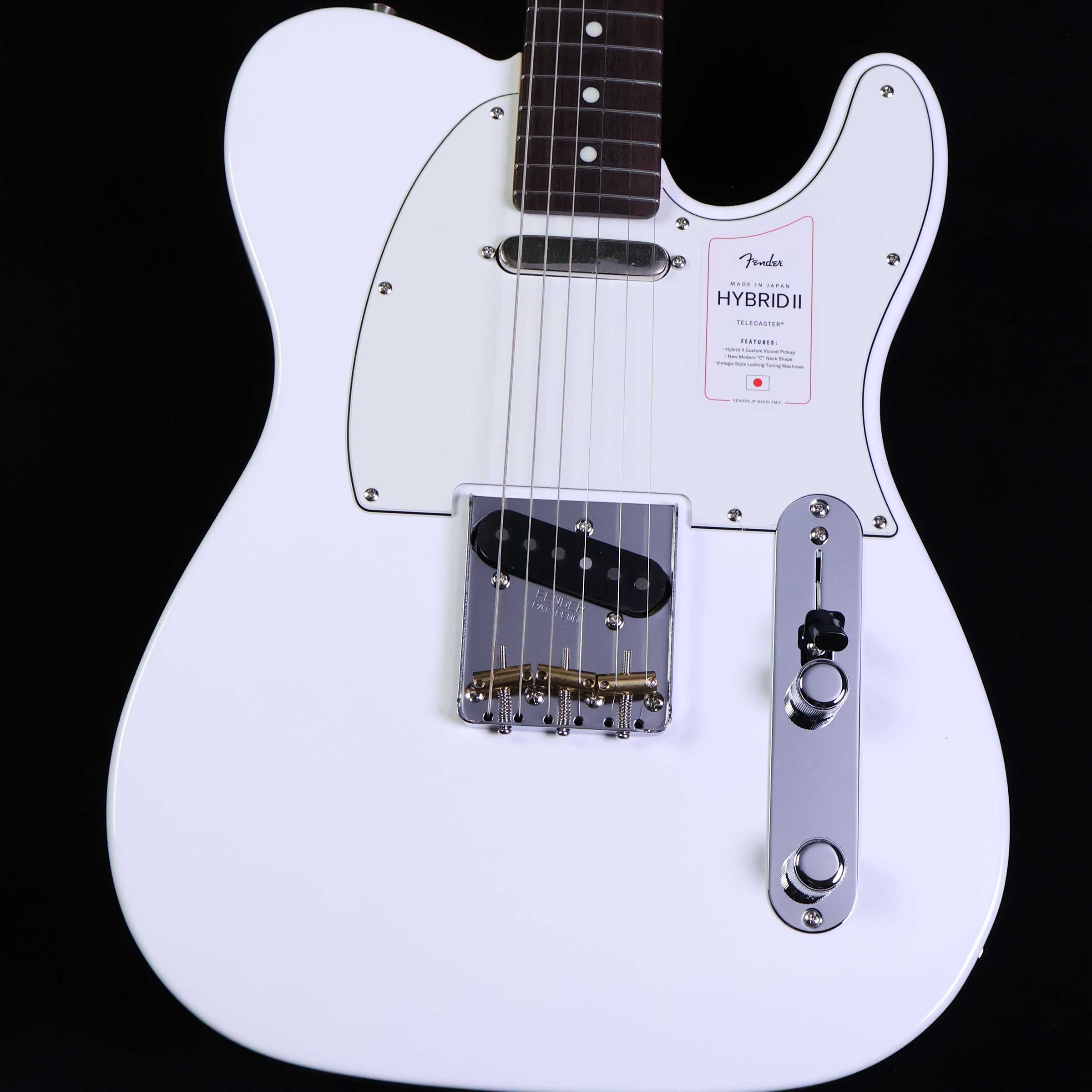Fender Made In Japan Hybrid II Telecaster Arctic White エレキギター フェンダー ジャパン ハイブリッド2 テレキャスター ホワイト 白【未展示品・専任担当者による調整済み】【ミ･ナーラ奈良店】