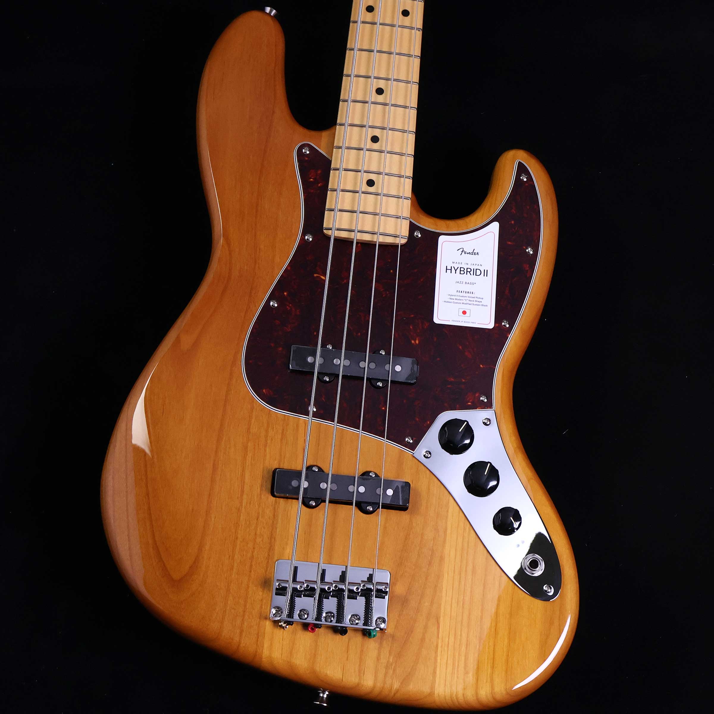【マラソン期間中 エントリーでさらにP5倍】 Fender Made In Japan Hybrid II Jazz Bass Vintage Natural ベース フェンダー ジャパン ハイブリッド2 ジャズベース 【未展示品・専任担当者による調整済み】 【ミ･ナーラ奈良店】