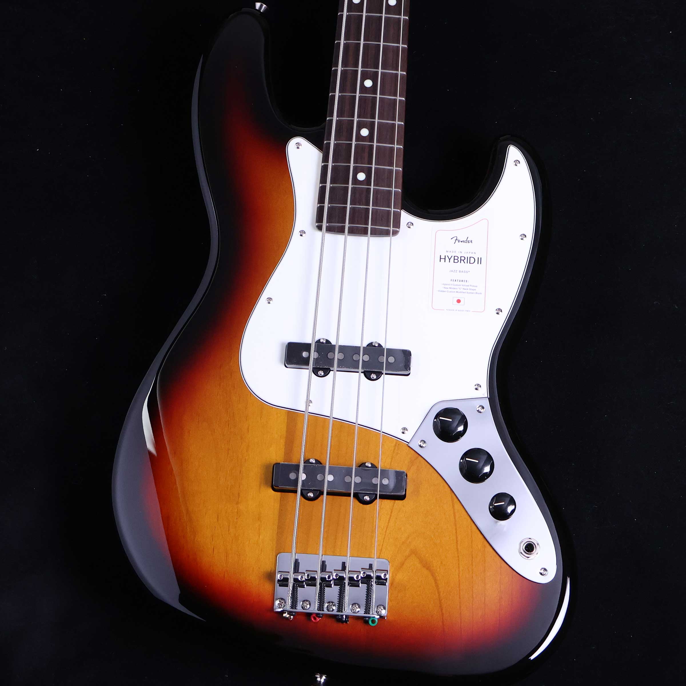 【マラソン期間中 エントリーでさらP5倍】Fender Made In Japan Hybrid II Jazz Bass 3-color Sunburst エレキベース フェンダー ジャパン ハイブリッド2 ジャズベース【未展示品・専任担当者による調整済み】【ミ･ナーラ奈良店】｜島村楽器