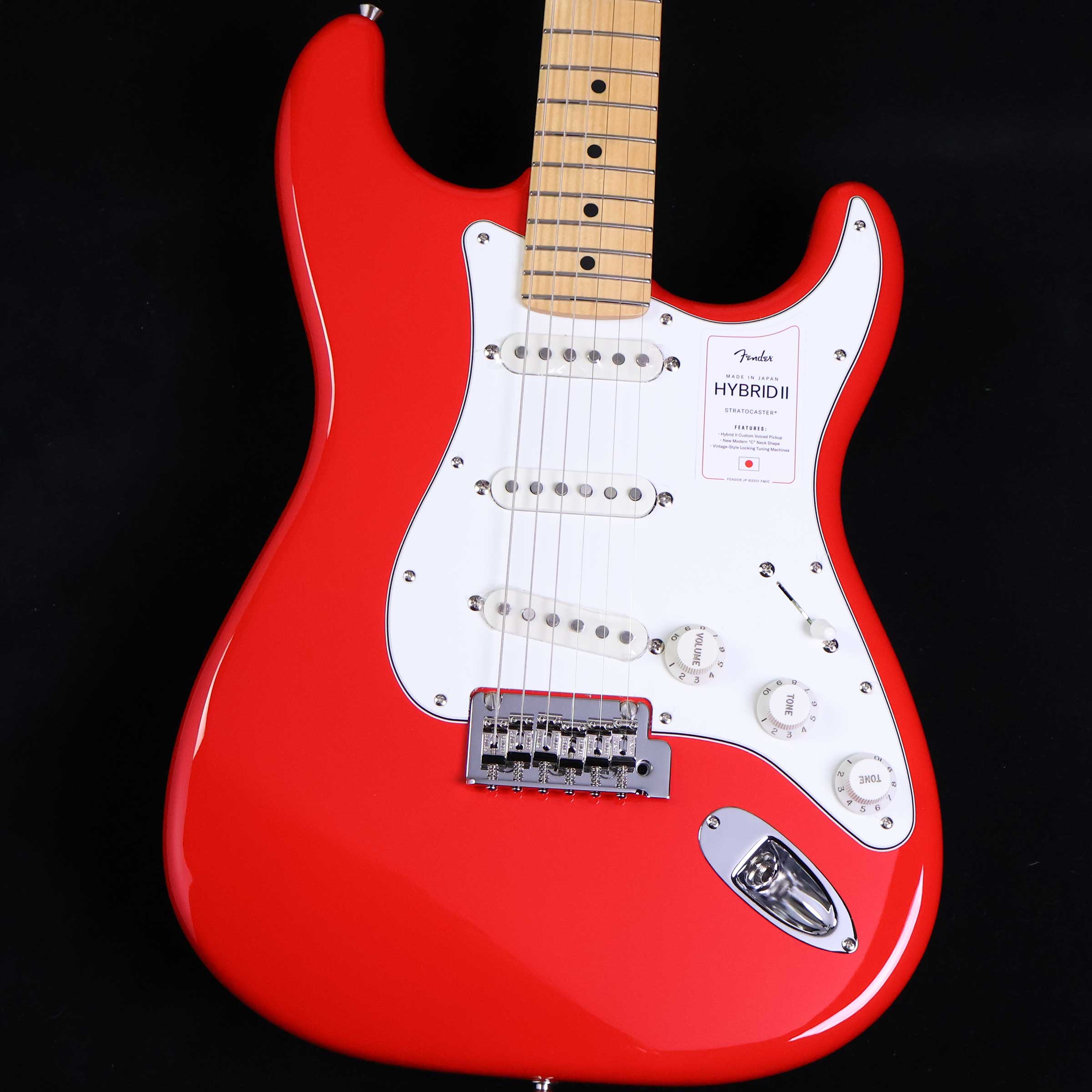 Fender Made In Japan Hybrid II Stratocaster Modena Red エレキギター フェンダー ジャパン ハイブリッド2 ストラトキャスター レッド 赤【未展示品・専任担当者による調整済み】【ミ･ナーラ奈良店】