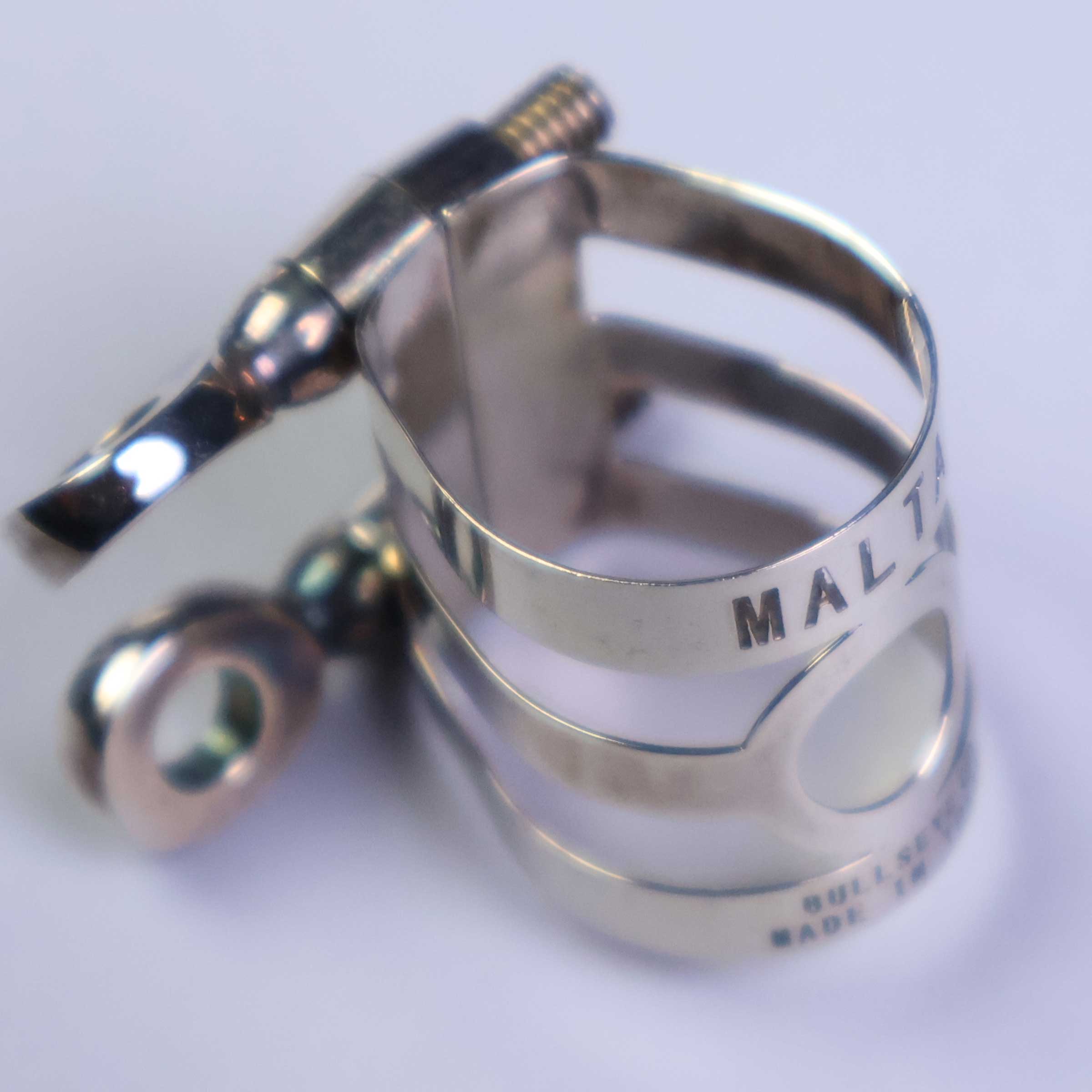 MALTA ML001SLV アルトサックス　メタル用リガチャー マルタ MALTA リガチャー 銀メッキ【アウトレット】
