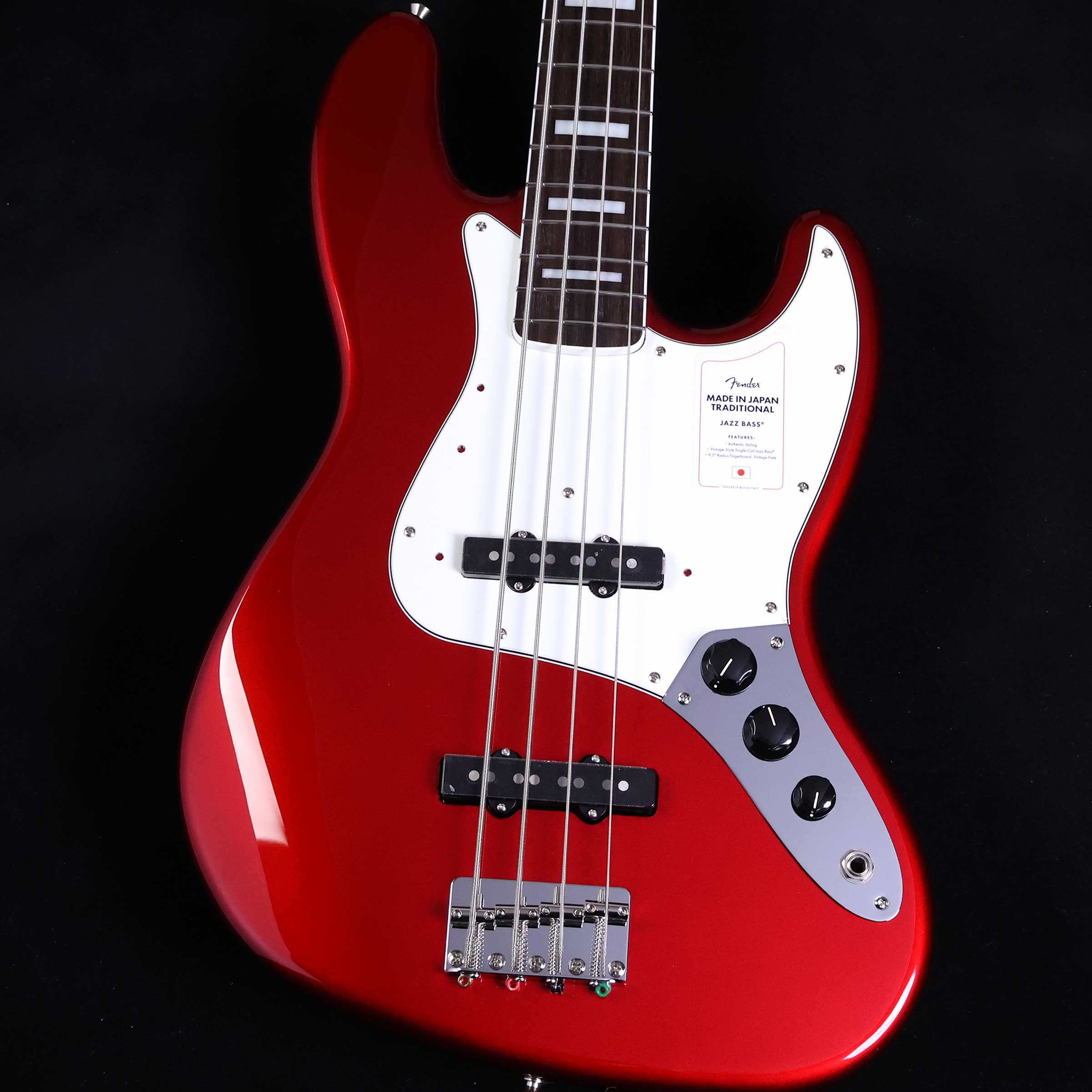 【マラソン期間中 エントリーでさらP5倍】Fender Made In Japan Traditinal II 70s Jazz Bass Candy Apple Red ベース フェンダー トラディショナル ジャズベース 赤 レッド【未展示品・専任担当者による調整済み】 【ミ･ナーラ奈良店】｜島村楽器