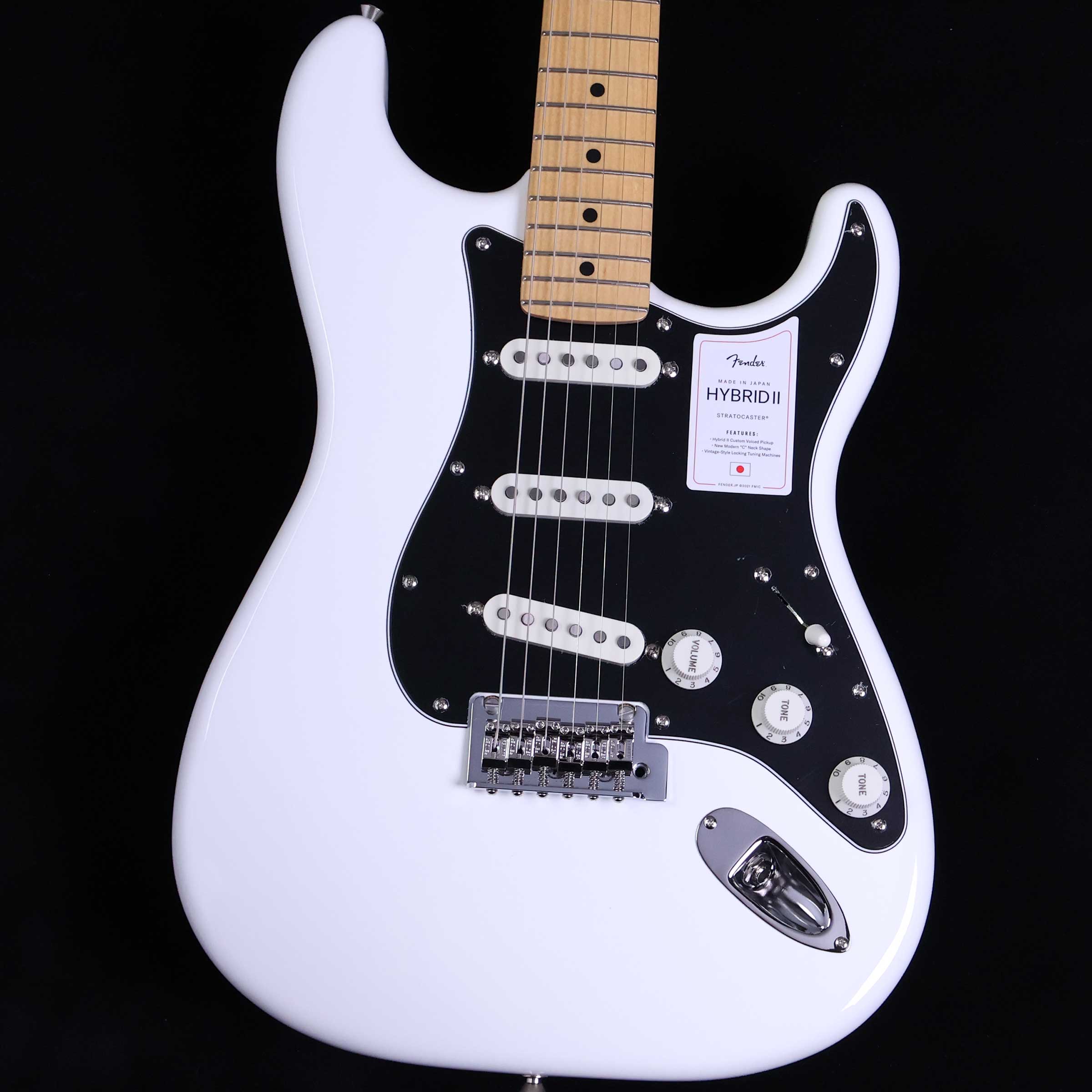 Fender Made In Japan Hybrid II Stratocaster Arctic White エレキギター フェンダー ジャパン ハイブリッド2 ストラトキャスター 白 ホワイト【未展示品・専任担当者による調整済み】｜島村楽器