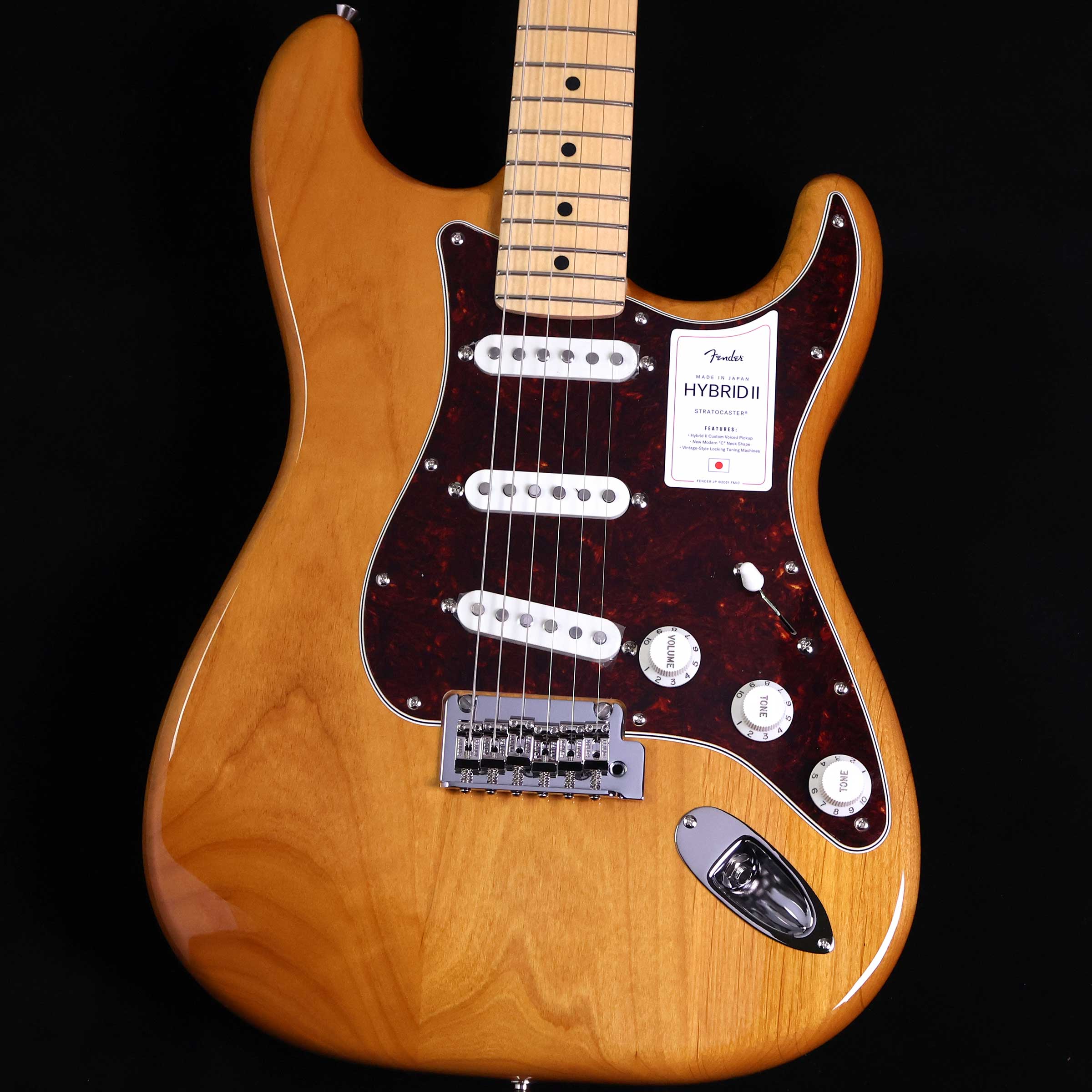 Fender Made In Japan Hybrid II Stratocaster Vintage Natural エレキギター フェンダー ジャパン ハイブリッド2 ストラトキャスター 【未展示品・専任担当者による調整済み】【ミ･ナーラ奈良店】｜島村楽器