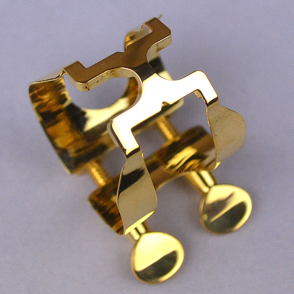 誠実】 HARRISON リガチャー ラバー用 A2 GP 金メッキ アルトサックス ...