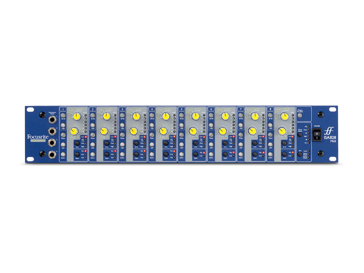 【マラソン期間中 エントリーでさらにP5倍】 Focusrite ISA 828 MKII 8チャンネル マイクプリアンプ フォーカスライト 【 新宿PePe店 】【B級品特価】 229,185円