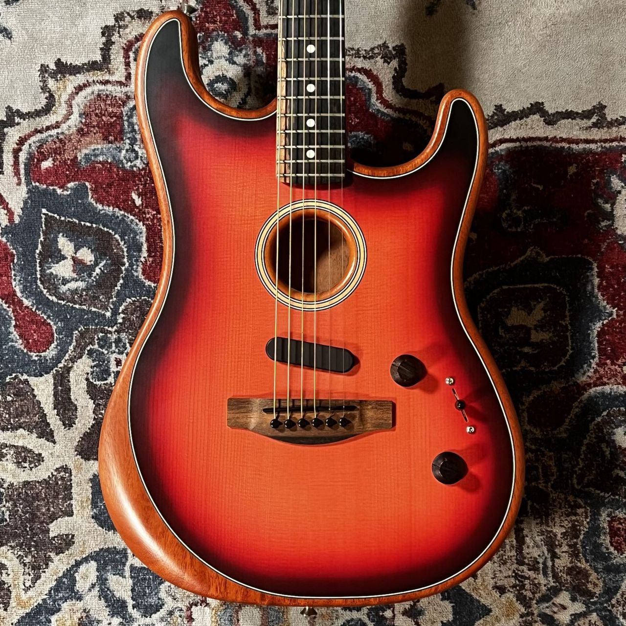 楽天市場】Fender USA American Acoustasonic Stratocaster -Dakota