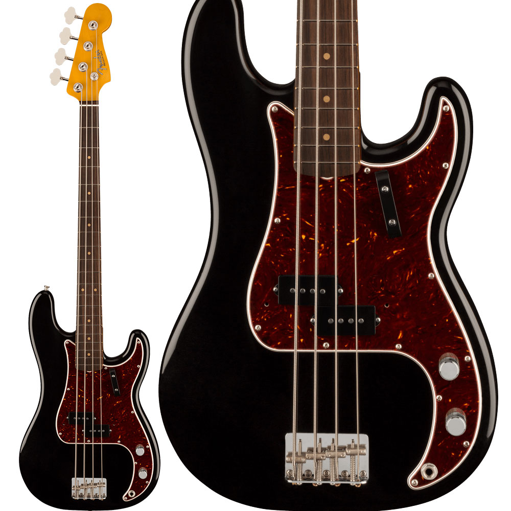 【マラソン期間中 エントリーでさらにP5倍】 Fender American Vintage II 1960 Precision Bass Black エレキベース　プレシジョンベース フェンダー 【 新宿PePe店 】
