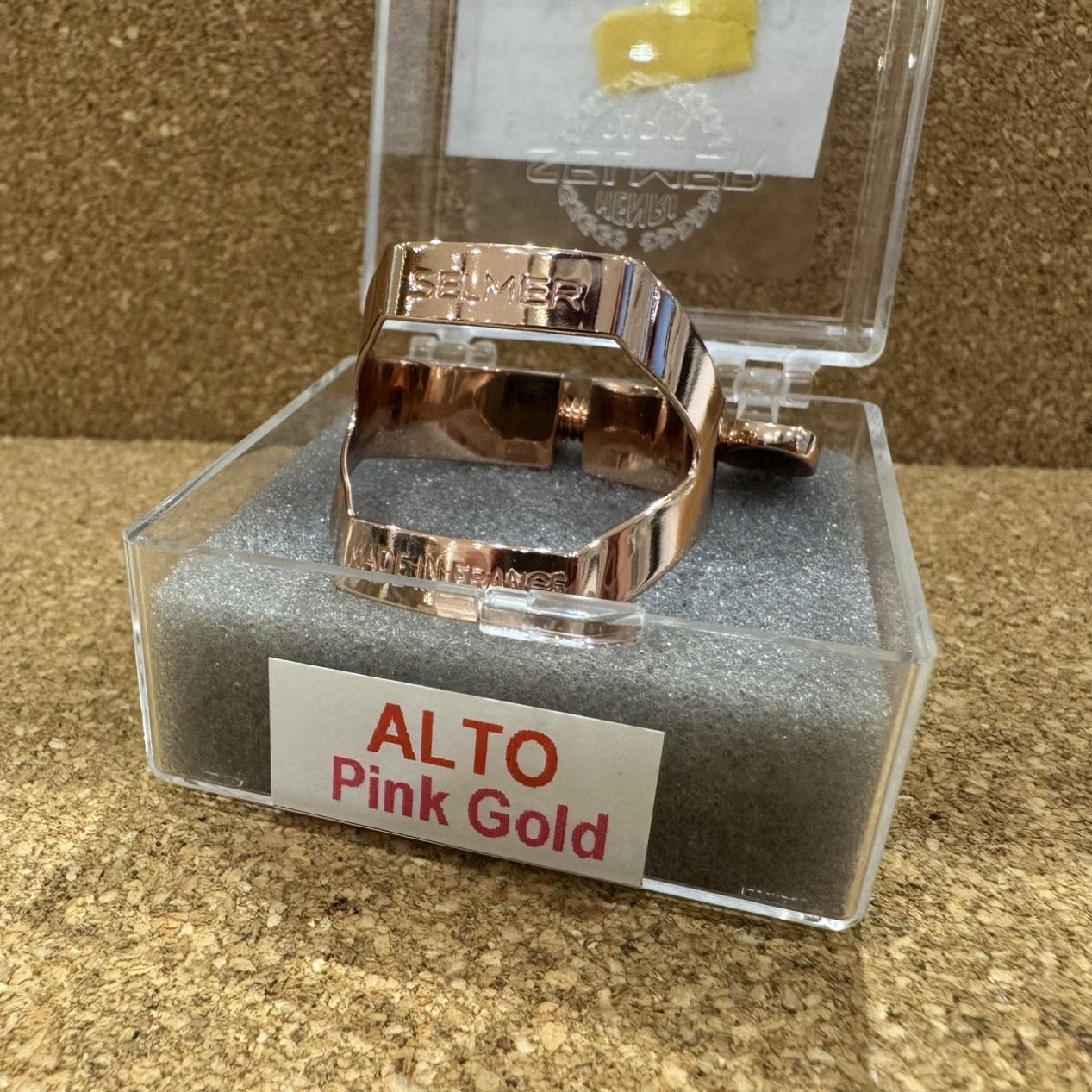 セルマー アルトサックスリガチャー GP Selmer 新型セルマー純正リガチャー GP ソプラノ用のサックス通販