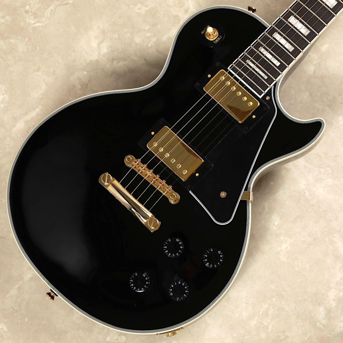 楽天市場】Epiphone Les Paul Custom Ebony エレキギター Inspired by