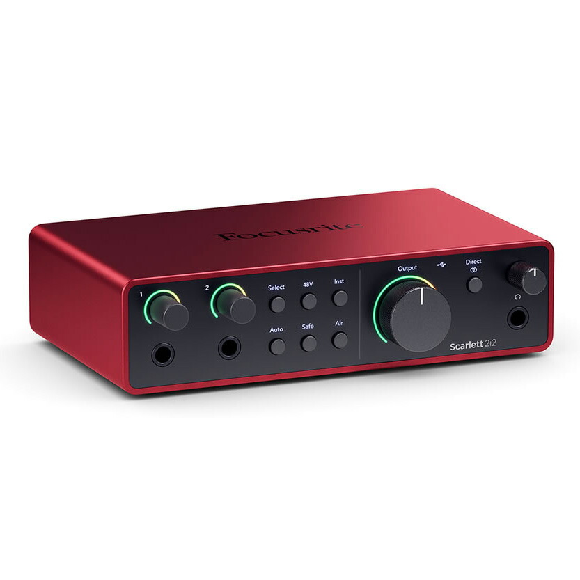 【マラソン期間中 エントリーでさらP5倍】Focusrite Scarlett 2i2 (4th Gen) 2in 2out オーディオインターフェース フォーカスライト 【 イオンモール幕張新都心店 】｜島村楽器