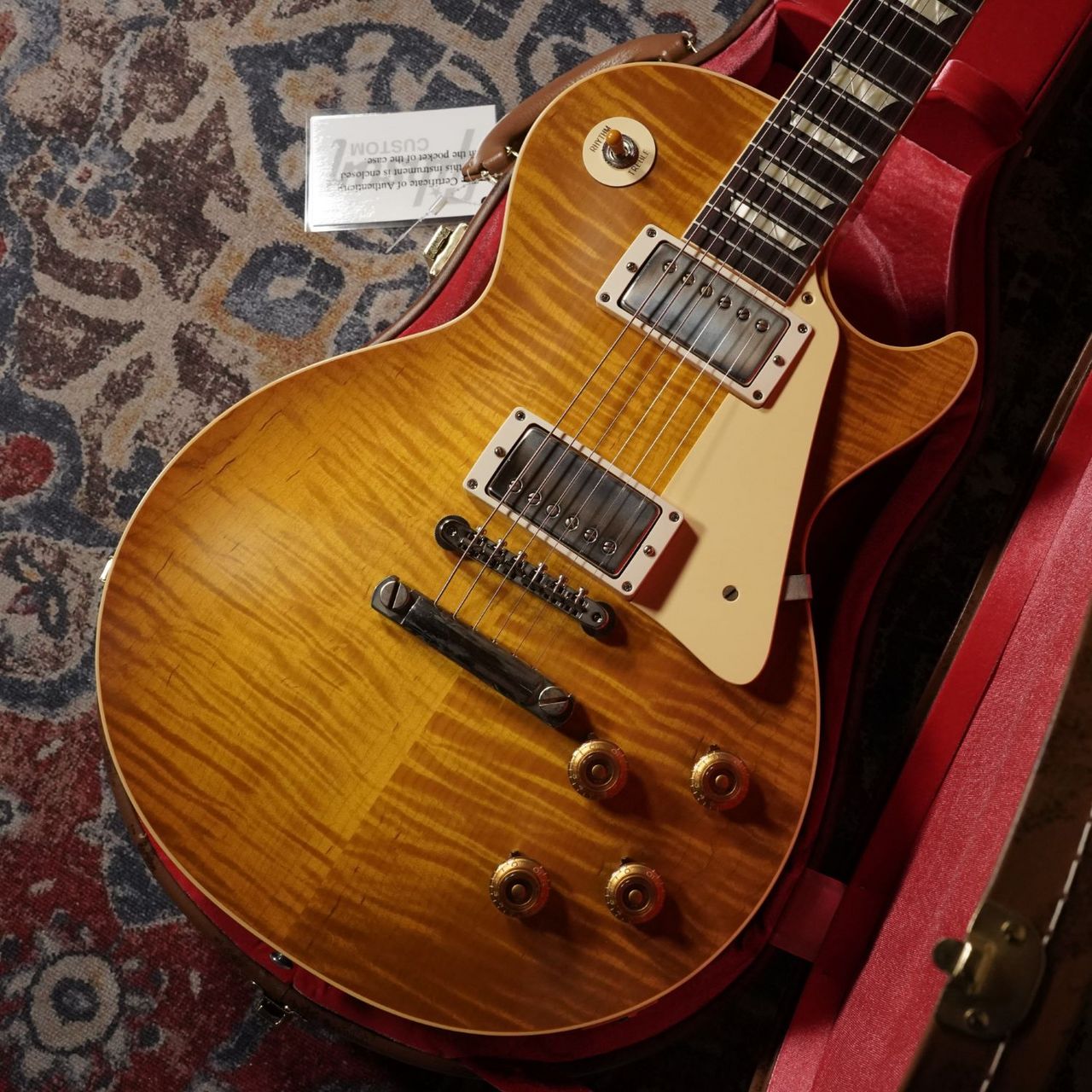 【マラソン期間中 エントリーでさらP5倍】Gibson Custom Shop Dealer Select 1959 Les Paul Standard Reissue Lemon Burst VOS NH エレキギター ギブソン カスタムショップ 【 新宿PePe店 】|島村楽器