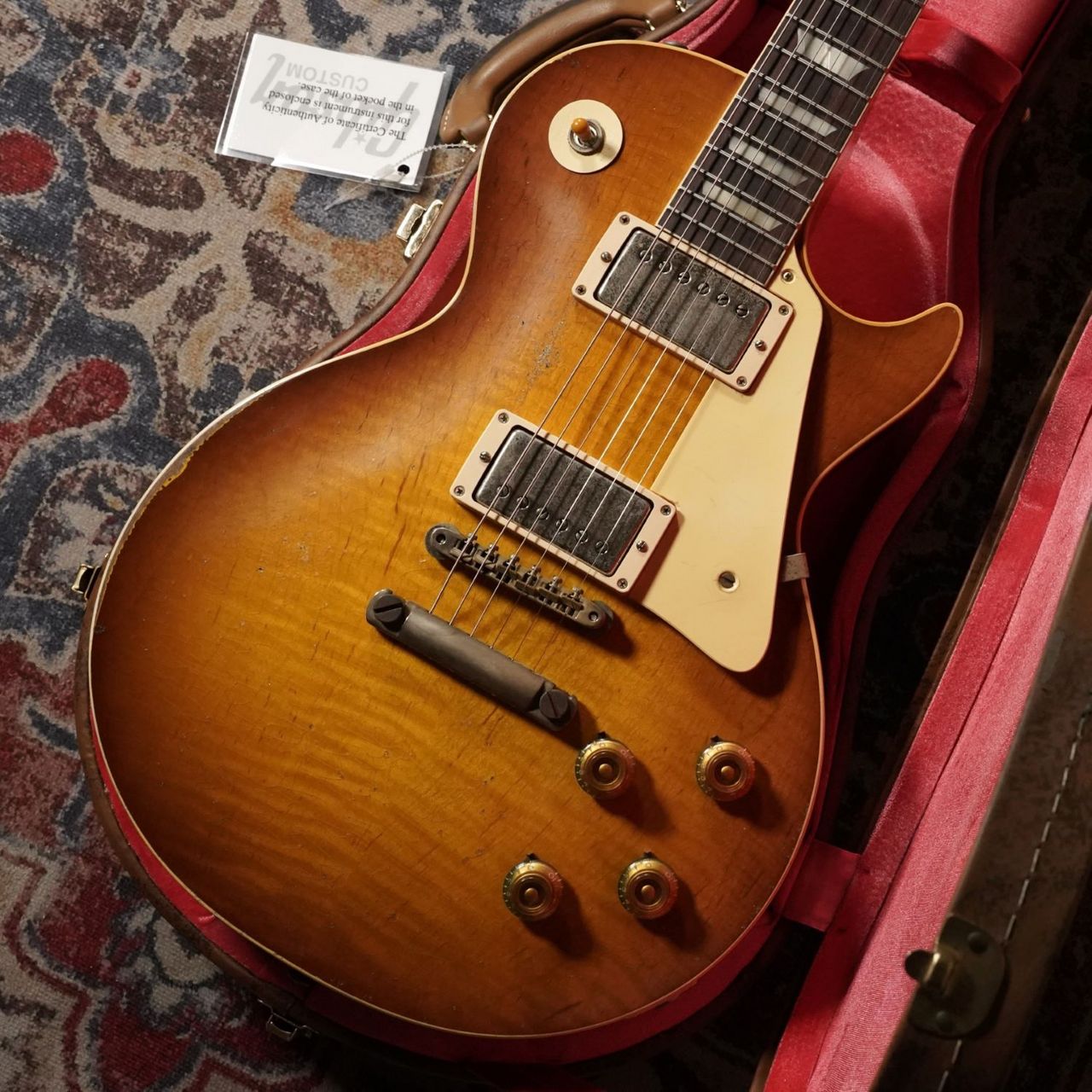 【マラソン期間中 エントリーでさらP5倍】【Murphy Lab】 Gibson Custom Shop 1959 Les Paul Standard Reissue Heavy Aged Golden Poppy Burst #960045 ギブソン カスタムショップ 【 新宿PePe店 】｜島村楽器