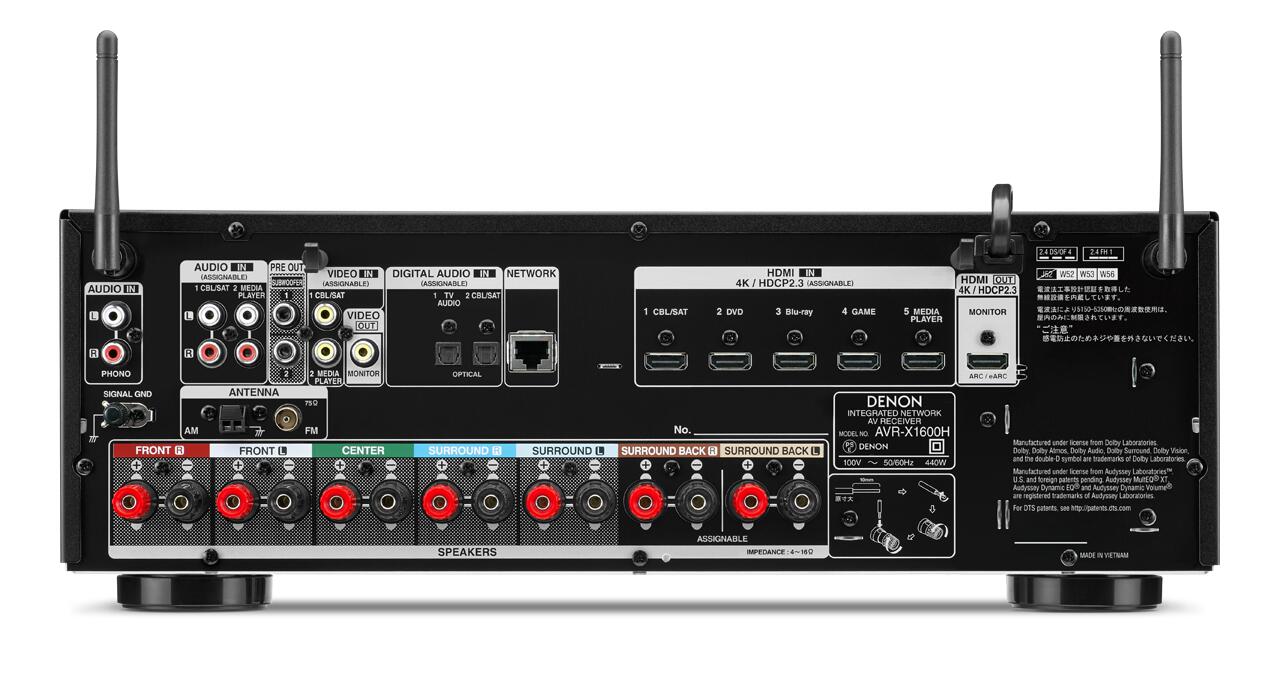 お気にいる Denon Avr X1600h 限定価格セール Cedeba Com Ar