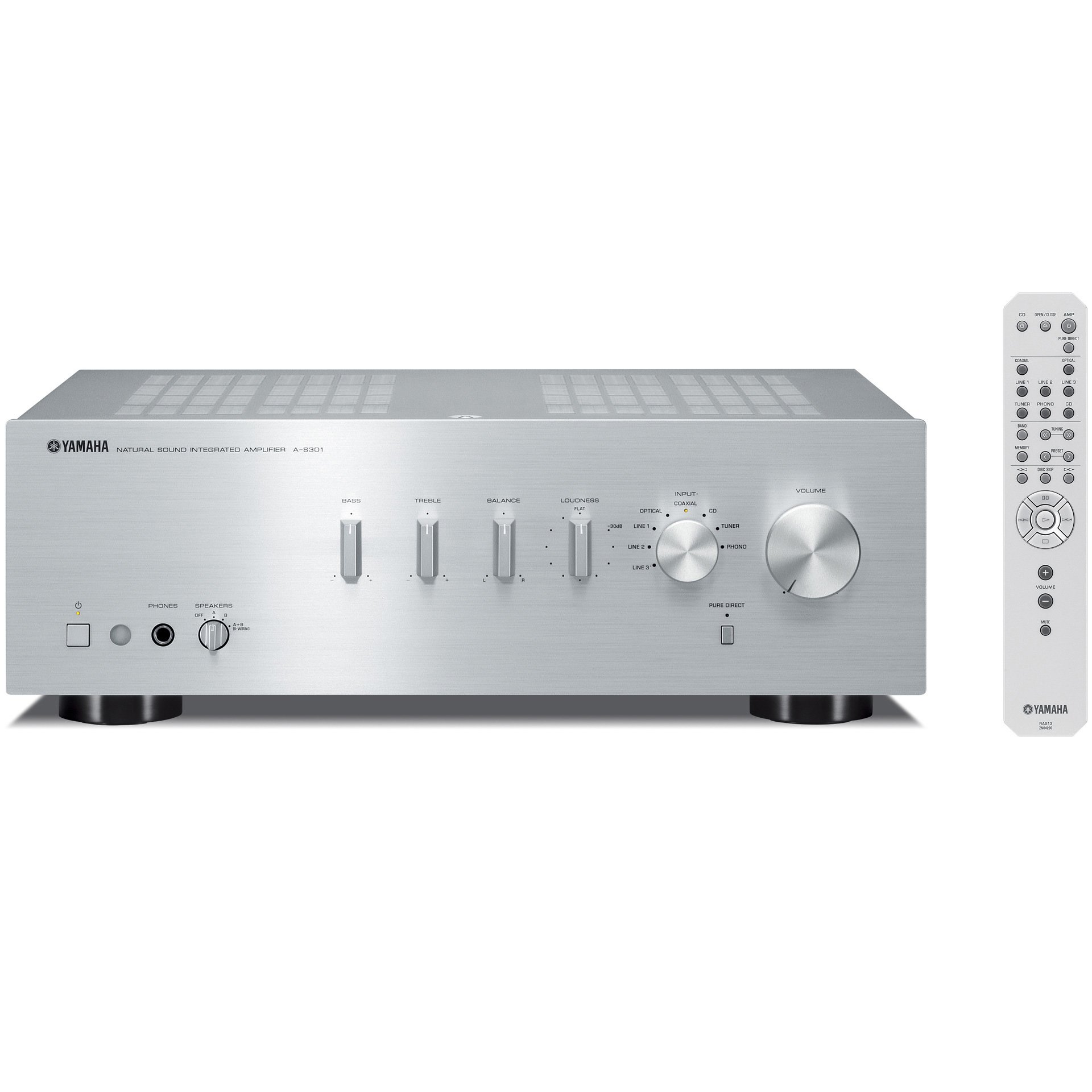 楽天市場】YAMAHA A-S301S シルバー プリメインアンプ A-S301(S