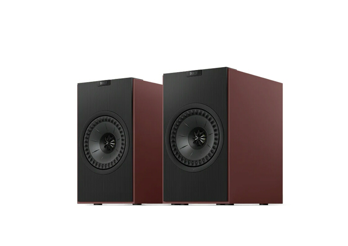 KEF Coda W ヴィンテージ・バーガンディ ワイヤレス・ストリーミング HiFi 能動的金棒引き