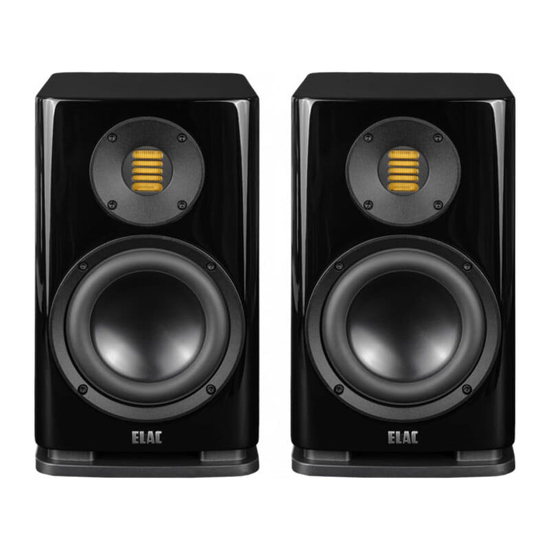 ELAC Solano BS 283.2 ハイグロス・ブラック (ペア)|シマムセン店