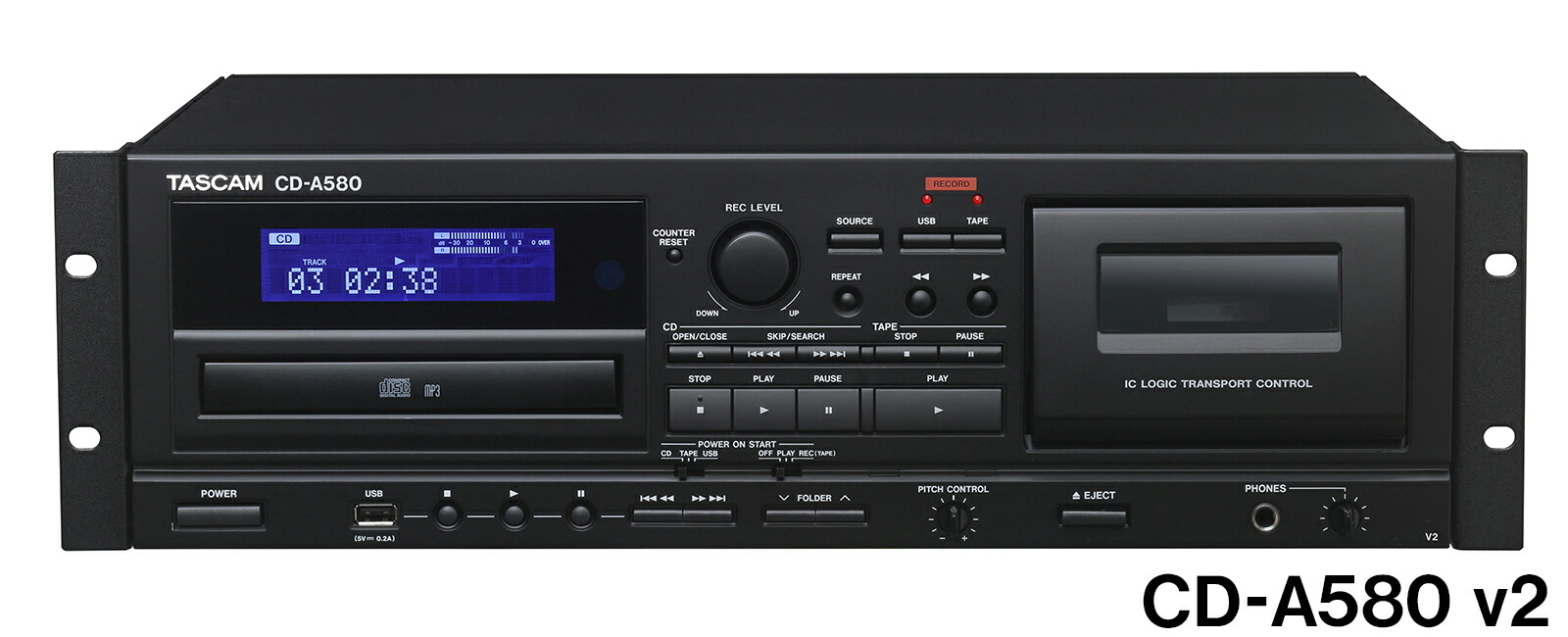 TASCAM CD-A580 v2 その他-コンポ用拡張ユニット