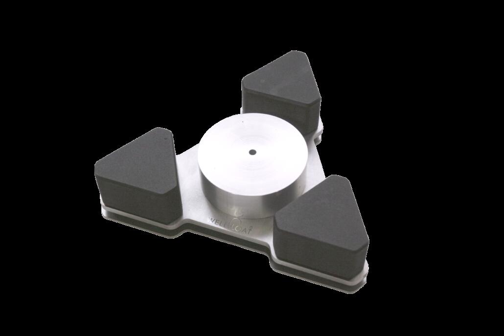 G CLEF ACOUSTIC WELLFLOAT WELLDELTA 20mm高、スパイク対応モデル(1個)|シマムセン店