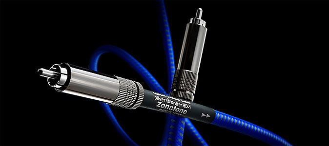 ZONOTONESilver Granster 固定ディスク-1 Rh (RCAデジタル) /1m AVケーブル-スピーカーケーブル
