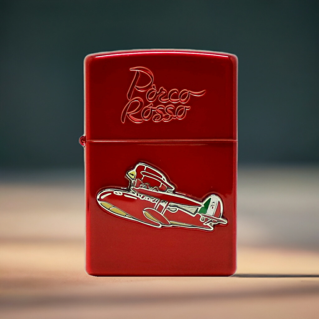 紅の豚 ZIPPOコレクション ポルコ赤 レッド NZ-24 スタジオジブリ ジッポ オイル ライター 喫煙具 ＜お誕生日 プレゼント＞ おしゃれ かっこいい プレゼント ギフト 父の日 ギフト画像