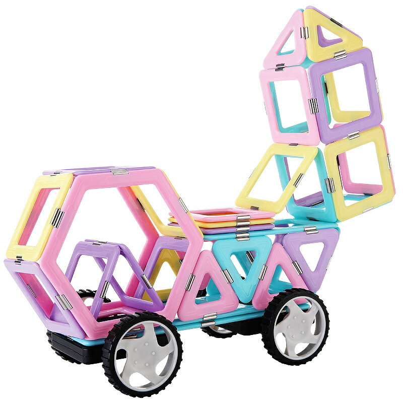 年製新品 のマグプレイヤー Magplayer 237ピース お城パーツ12個 パステルマスターケースセット ボックス 収納ケース付き マグフォーマー マグネットブロック 創造力 知育玩具 磁石 パズル ブロック プレゼント ギフト 誕生日 おもちゃ箱 クリスマス ラッピング