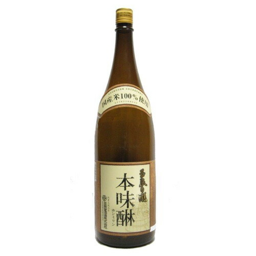 玉泉白瀧 国産米本みりん <BR>1800mlｘ6本セット<BR>＜玉泉堂酒造（株）＞