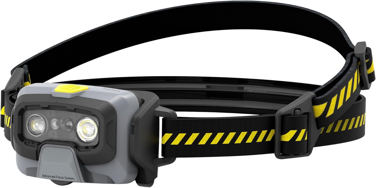 Ledlenser(レッドレンザー) led 前照燈 申し受ける式 HF6R Work Yellow 最大限度800ルーメン 末たのもしい IP68 雨合羽 小型 134g 軽さ CRI80 赤いこと控え選手ともし火 御役目用 魚釣り 山登り アウトドア 独居室一体型 502798