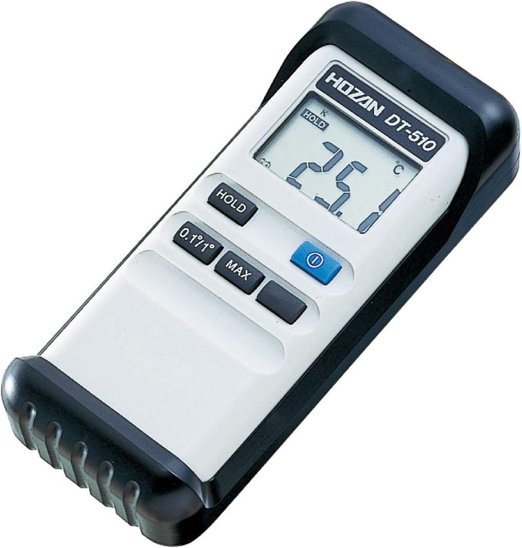 ホーザン(HOZAN) デジタル気温計 大きく見分かりやすいデジタル書きあらわす 別売検出器で-40℃から800℃まで位置づける能力のある DT-510