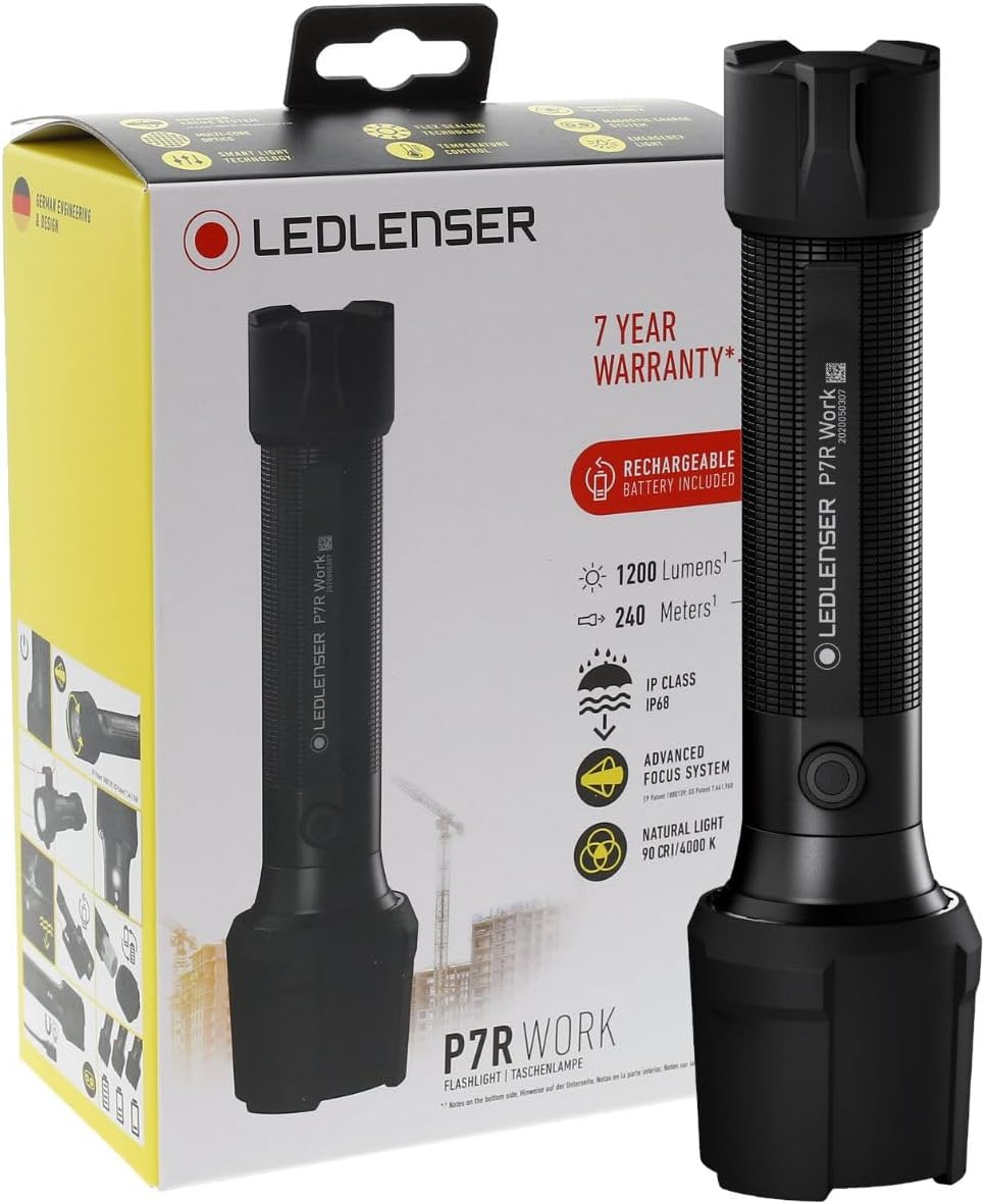 Ledlenser(レッドレンザー) P7R Work LED閃光電球ともし火 USB申し受ける式 502187 [日本定まり品] black 小