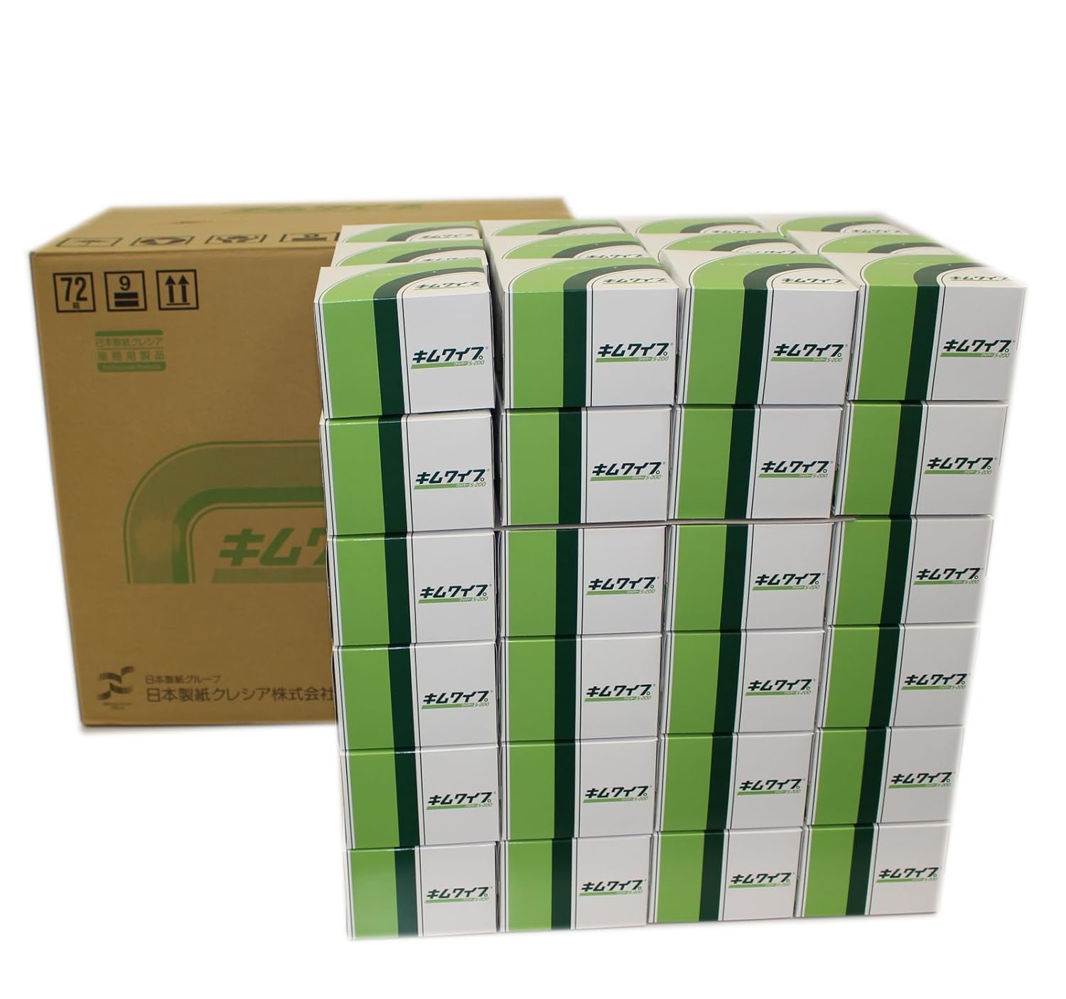 【容れもの売りわたす】キムワイプ S-200(200枚×72箱)|修める・工業プラント向け 低発ちり紙ワイパ 62011 クレシア製