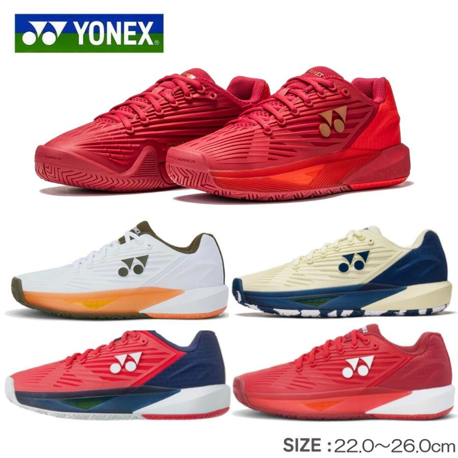 ヨネックス YONEX レディース オールコート用 テニスシューズ レディース パワークッション エクリプション5 ECLIPSION 5 レッド 赤 白 ホワイト ウィメン ネイビー ピンク AC. SHTE5LAC